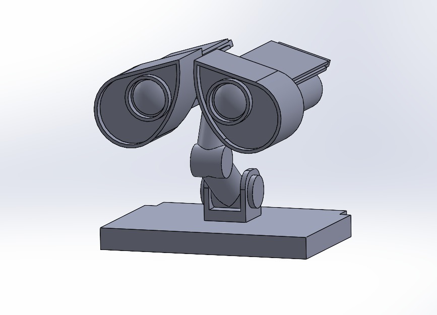 SolidWorks model of the head