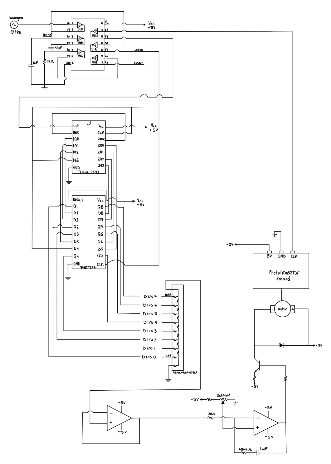 Full circuit schematic